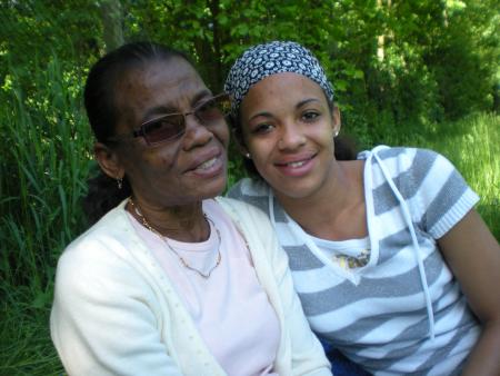 ma ptite manman cherie et moi